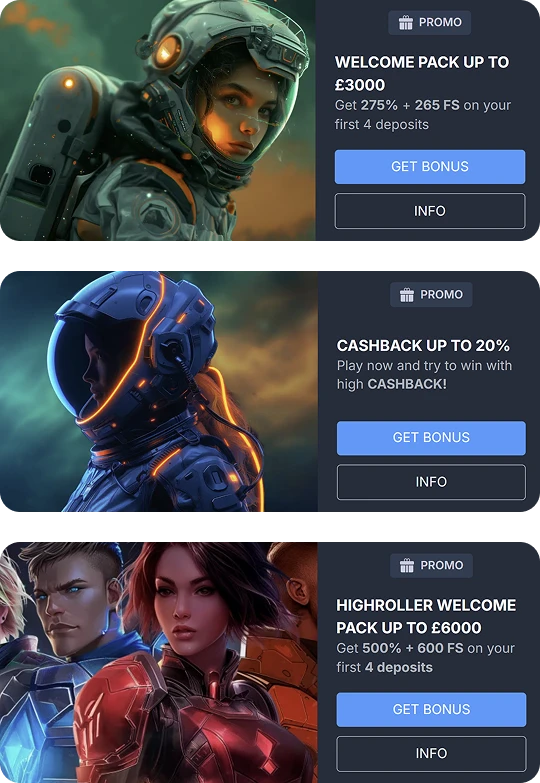Monixbet casino bonuses